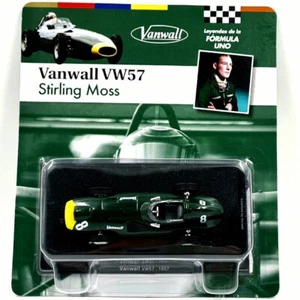 Vanwall VW57 Stirling Moss NUOVO IMBALLO ORIGINALE 1:43 giocattolo da collezione Formula 1 die cast auto - Foto 1 di 6