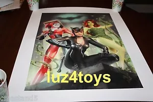 Sideshow Gotham City Sirens Premium Kunstdruck 18X24 limitiert auf 300 NEU - Bild 1 von 3