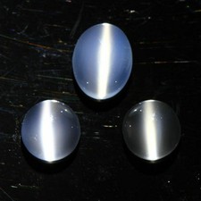 5.07 CTS_WOW AMAZING SHARP LINE_100% NATURAL MILKY WHITE MOONSTONE CAT'S EYE