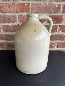 Primitive Steinzeug Whisky Flasche Antik Salzglasur Keramik Gallone Krug Topf - Bild 1 von 7