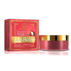 KHADI NATURAL Lychee Lip Balm with Beeswax and Sheabutter, 5gms - Picture 1 of 4