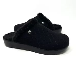 Alegria Comfee Ciabatta Onice COM-7653 Nera Slip On Trapuntata Foderata Sherpa Taglia 37 - Foto 1 di 12