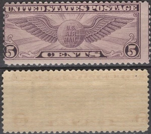 SC# C12 - 1930 5¢ Winged Globe - Perf 11 - Mint Never Hinged Single - Picture 1 of 1