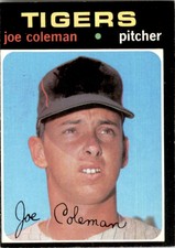 1971 TOPPS JOE COLEMAN DETROIT TIGERS #403 O/C