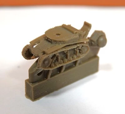 VEHÍCULO MILITAR TANQUE LIGERO FRANCÉS TEMPRANO RESINA 1/144 Foto 1 de 2