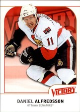 2009-10 Upper Deck Victory Senators Hockey Card #135 Daniel Alfredsson