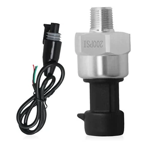 Sensor de presión 200 psi transmisor 5 V CC con arnés conector para petróleo combustible gas - Imagen 1 de 10