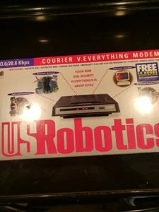 US Robotics Courier V.Everything Modem 33.6/28.8 Kbps Brand New Factory Sealed - Picture 1 of 5