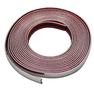 Chrome Decorative trim 16mm x 5m Car Chrome strip Universal Self-adhesive Flexib - Picture 1 of 1