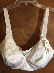 Womens maternity Nursing Bra, White,BRAND BLACKED See Pics, 3058,Size 40DD b096 - Picture 1 of 7