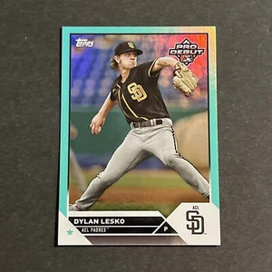 Dylan Lesko 2023 Topps Pro Debut Aqua Foil 32/75 PD-181 PADRES - Picture 1 of 6