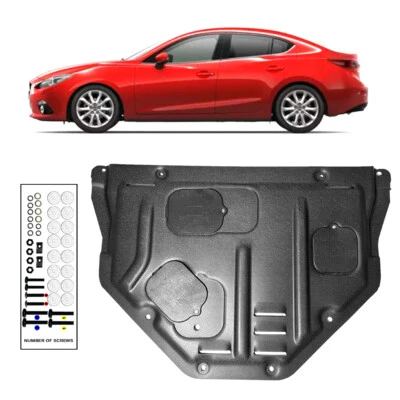 Protectores contra salpicaduras para motor delanteros para Mazda3 2015-2017 Foto 1 de 4