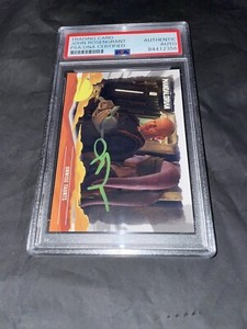 John Rosengrant Signed Mandalorian Trading Card Baby Yoda PSA/DNA #5