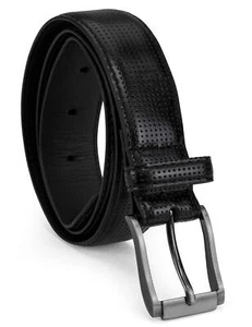 boys Belt for Kids Black/Perforated Small - Picture 1 of 5