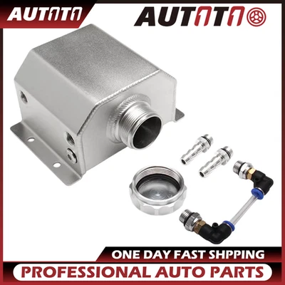 1L Coolant Overflow Reservoir Tank Catch Can Radiator Reservoir Breathable Can Foto 1 de 4