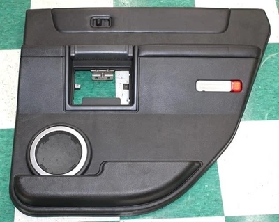 07' H2 Leather Black RR Bose Right Rear Interior Door Trim Panel Passenger Back — 第 1/4 张图片