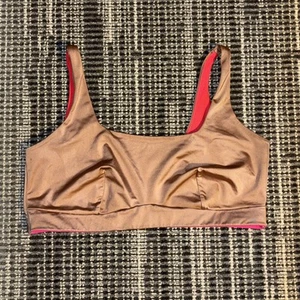 Yitty Headliner Shaping Midi Bralette Rose Gold & Pink Women’s Sports Bra Sz XL - Picture 1 of 13