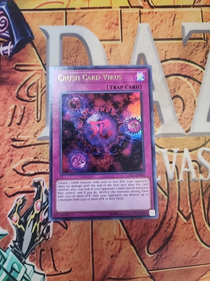 Crush Card Virus (Version 2) - LCKC-EN046 Ultra Rare NM Yugioh  - Image 1 of 1