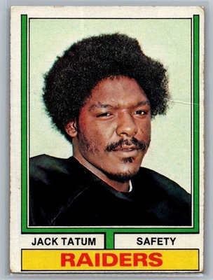 1974 Topps #14 Jack Tatum - Image 1 of 2