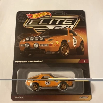 Hot Wheels RLC Collectors Elite 64 Porsche 928 Safari OffRoad. #7 + Protector  - Image 1 of 2