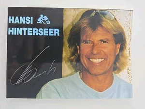 HANSI HINTERSEER Autogramm Signiert Autograph Signed ORIGINAL Foto XL 13X18CM  - Bild 1 von 1