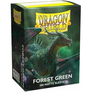 Dragon Shield - Matte Standard Size Sleeves 100pk - Forest Green - Picture 1 of 2