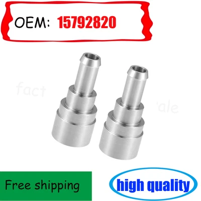 NEW 2pcs Coolant Connector Hose for Chevrolet Silverado 3500 2001-2006 15032062  - Image 1 of 4