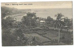 Early Costa Rica Postcard - Piuta Beach Bathing Resort near Limon - Picture 1 of 1
