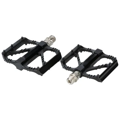 Bicycle Universal Bike Pedals 9/16" Aluminum Non-Slip Ball Bearing For MTB BMX - Image 1 of 4