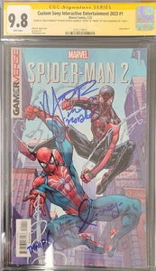SONY INTERACTIVE ENTERTAINMENT #1 Signed YURI LOWENTHAL "Spidey" (CGC SS 9.8) - Picture 1 of 1
