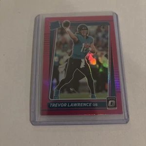 2021 Panini Donruss Optic - Rated Rookie Trevor Lawrence #201 Pink Prizm (RC) - Bild 1 von 2