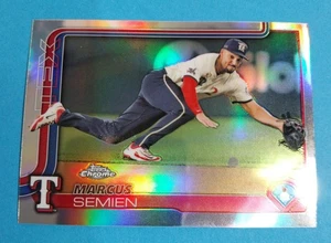 2025 Topps Chrome Marcus Semien #27 Refractor Texas Rangers - Bild 1 von 3