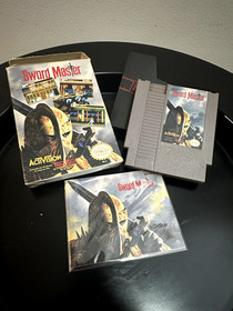 NES Nintendo SWORD MASTER Complete CIB (Box, Manual, Game) - RARE