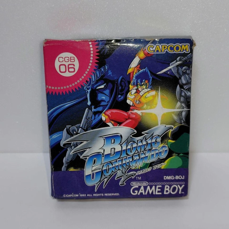 GAMEBOY BIONIC COMMANDO Japan GB Wire Action Boxed Version With Box Manual - Image 1 of 4