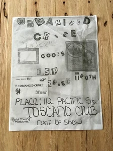 REBEL TRUTH/SQUARE COOLS/ESP/ORGANIZED CRIME 1980 Toscano Club (Sacramento Punk) - Bild 1 von 1