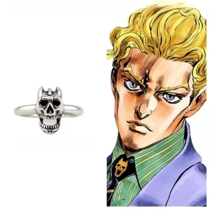 Anillo de plata 925 JoJo's Bizarre Adventure anime Kira Yoshikage Killer Queen - Imagen 1 de 16