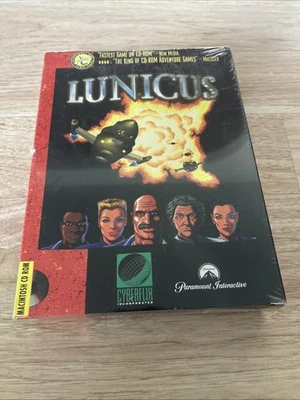 LUNICUS Macintosh CD ROM 1993 Cyberflix Paramount Interactive Sealed - Image 1 of 4