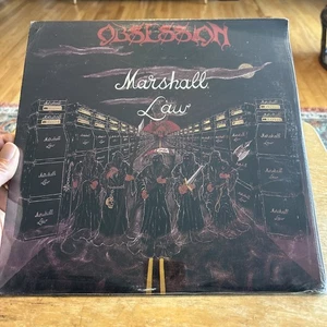 Obsession Martial Law OG 1983 USA Press New Sealed Vinyl Record 12” 4 Tracks - Picture 1 of 4