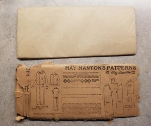 UNUSED May Manton's Early 1900s Sewing Pattern Factory Folded 2191 - Bust 44 - Picture 1 of 5