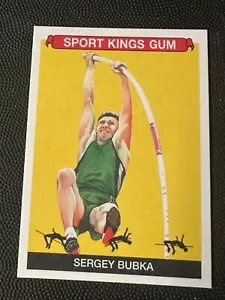 Sergey Bubka 2023 Sportkings Error Wrong Back SSP ( J.R. Celski Speed Skating ) - Picture 1 of 2