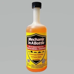 Mechanic in a Bottle 16 Oz Fuel Additive Gas and Diesel Fix Maintain Protect All - Picture 1 of 4