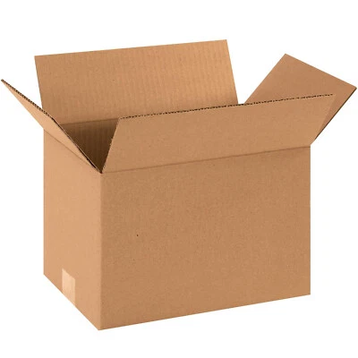 12 x 8 x 8 Corrugated Cardboard Boxes, Small 12"L x 8"W x 8"H Shipping Box - Image 1 of 4