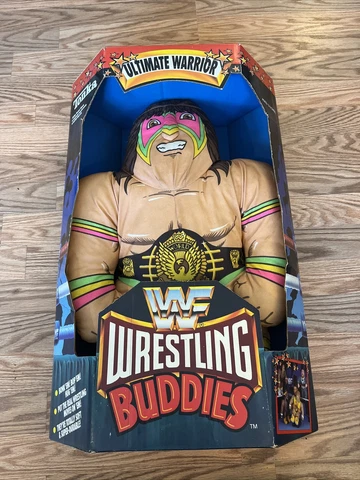 Ultimate Warrior 1990 Tonka Wrestling Buddy W/Box Cover
