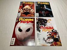 Robin Alpha Omega War 1 2 NM+ to NM 9.6 to 9.4 New 52 Kubert Art Complete Sets