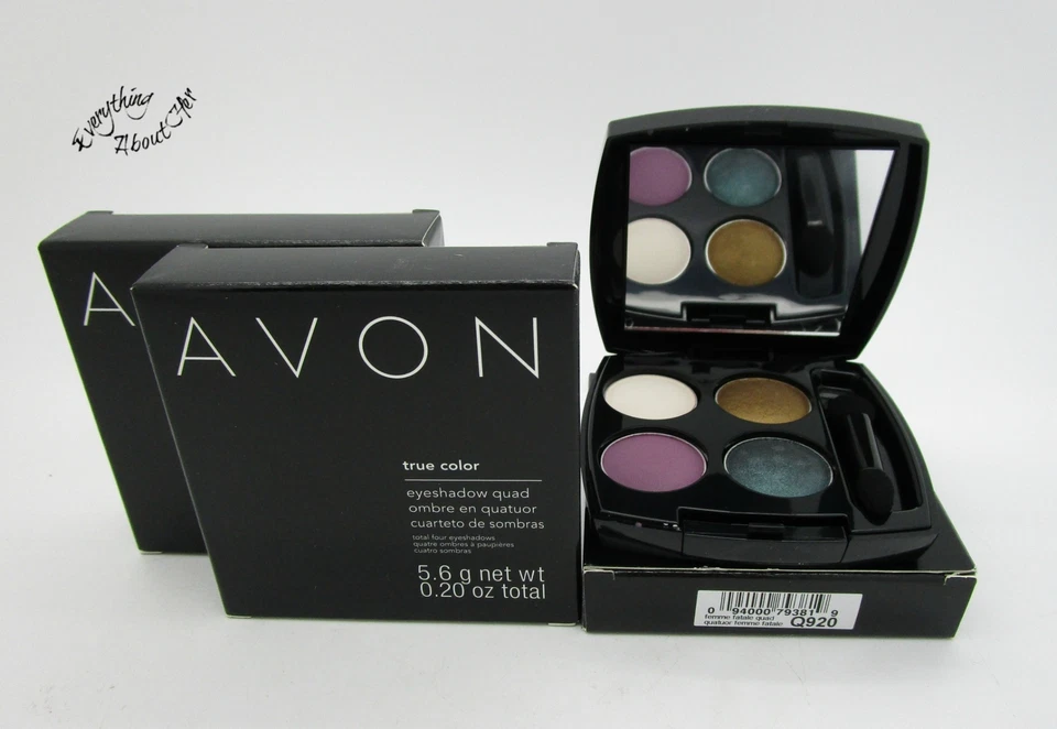 AVON True Color Eyeshadow Quad FEMME FATALE QUAD Q920 - Lot OF 3 - Image 1 of 1