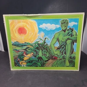 Vintage 70s Jolly Green Giant Puzzle 204 Pieces Over 2’ x 3’ Complete RARE! - Picture 1 of 12