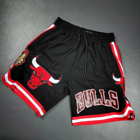 100% Authentic Pro Standard Bulls 6x NBA Finals Champions Shorts Jordan Size M Cover