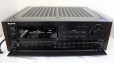 Sony Elite STR-GX90ES Am/Fm Stereo Receiver ~ Rosewood Cherry Ends ~ Working