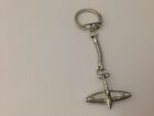 Spitfire Plane SPITPPIN made of fine English Pewter on a snake keyring