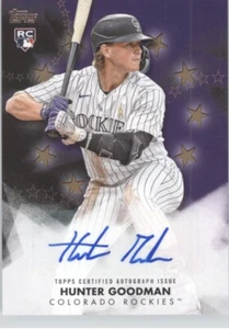 2024 Topps Series #2 HUNTER GOODMAN RC Autograph #42/50 BSA-HGO - Picture 1 of 2
